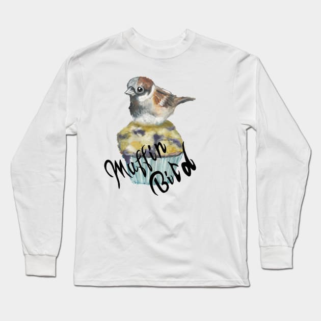 Muffin bird 2 Long Sleeve T-Shirt by msmart